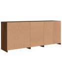Szafka z oświetleniem LED, brązowy dąb, 181,5x37x67 cm Lumarko! Lumarko!