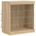 Szafka z oświetleniem LED, dąb sonoma, 60,5x37x67 cm Lumarko! Lumarko!