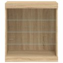 Szafka z oświetleniem LED, dąb sonoma, 60,5x37x67 cm Lumarko! Lumarko!