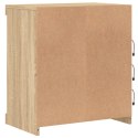 Szafka z oświetleniem LED, dąb sonoma, 60,5x37x67 cm Lumarko! Lumarko!