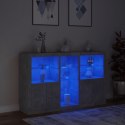  Szafka z oświetleniem LED, szarość betonu, 162x37x100 cm Lumarko! Lumarko!