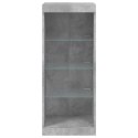  Szafka z oświetleniem LED, szarość betonu, 41x37x100 cm Lumarko! Lumarko!