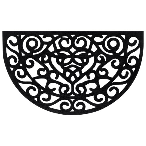  Wycieraczka, półokrągła, 45x75 cm, gumowa Lumarko! Lumarko!