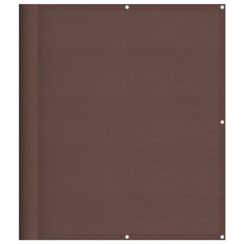  Parawan balkonowy, brązowy, 120x700 cm, 100% poliester Oxford Lumarko! Lumarko!