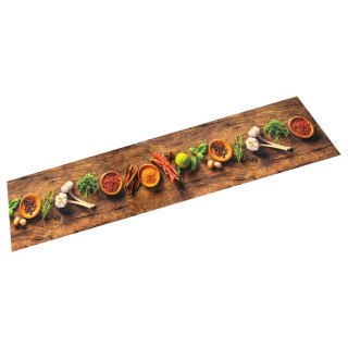  Dywanik kuchenny, wzór w przyprawy, 60x180 cm, aksamit Lumarko! Lumarko!
