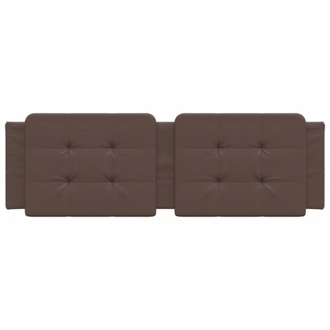  Poduszka na wezgłowie, brązowa, 160 cm, sztuczna skóra Lumarko! Lumarko!