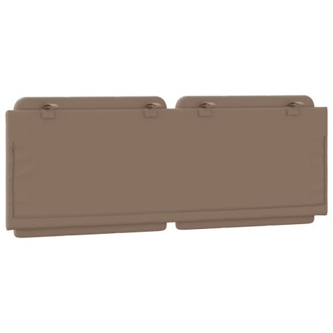  Poduszka na wezgłowie, cappuccino, 120 cm, sztuczna skóra Lumarko! Lumarko!