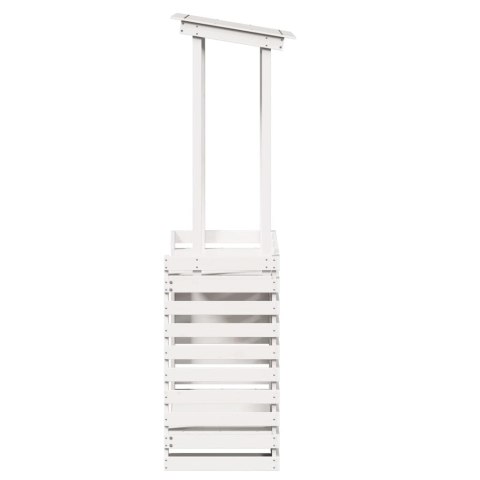  Stolik barowy do ogrodu, z daszkiem, 112,5x57x195,5 cm, drewno Lumarko! Lumarko!