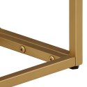 Stolik konsolowy, czarny, 90x30x76 cm, drewno mango i żelazo Lumarko! Lumarko!