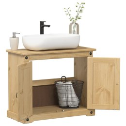  Szafka pod umywalkę Corona, 73x33x60 cm, lite drewno sosnowe Lumarko! Lumarko!