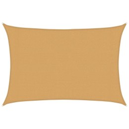 Żagiel przeciwsłoneczny, 160 g/m², piaskowy, 3x5 m, HDPE Lumarko! Lumarko!