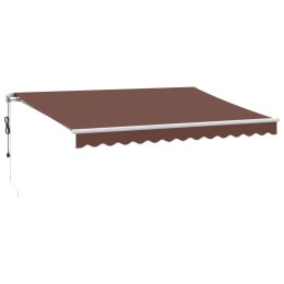  Automatycznie zwijana markiza, brązowa, 350x250 cm Lumarko! Lumarko!