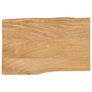  Blat stołu, 50x40x2,5 cm, naturalna krawędź, lite drewno mango Lumarko! Lumarko!