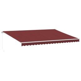  Ręcznie zwijana markiza, burgundowa, 500x300 cm Lumarko! Lumarko!