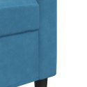 Sofa 3-osobowa, niebieski, 180 cm, tapicerowana aksamitem Lumarko! Lumarko!
