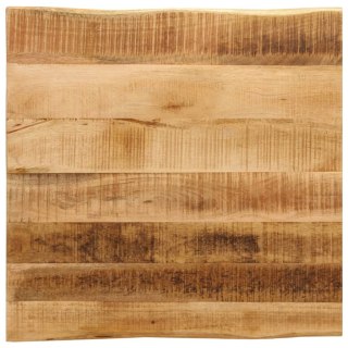  Blat stołu z naturalną krawędzią, 40x40x3,8 cm, drewno mango Lumarko! Lumarko!