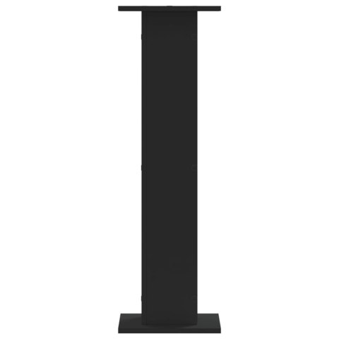 Podstawki pod głośniki, 2 szt., czarne, 30x30x95 cm Lumarko! Lumarko!
