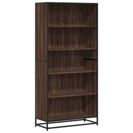  Regał, brązowy dąb, 80,5x35x170,5 cm, materiał drewnopochodny Lumarko! Lumarko!