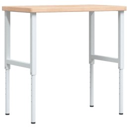  Stolik roboczy, 100x60x(73-99,5) cm, drewno dębowe, prostokątny Lumarko! Lumarko!