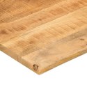  Blat biurka, z wycięciem, 110x50x2,5 cm, surowe drewno mango Lumarko! Lumarko!