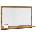 Szafka łazienkowa z lustrem, dąb artisan, 60x11x37 cm Lumarko! Lumarko!