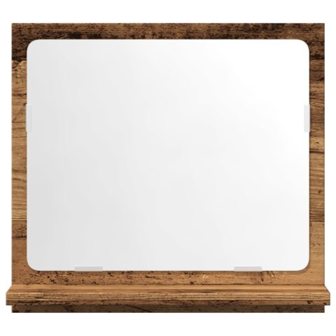 Szafka łazienkowa z lustrem, stare drewno, 40x11x37 cm Lumarko! Lumarko!
