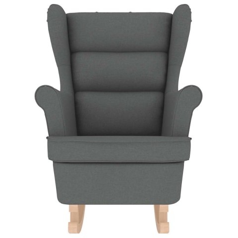  Fotel bujany, ciemnoszary, 74x90x102 cm, tapicerowany tkaniną Lumarko! Lumarko!