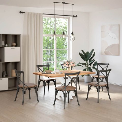  Noga do stołu jadalnego, biały, 85x85x(72-73) cm, stal Lumarko! Lumarko!