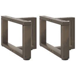  Nogi do stolika kawowego, 2 szt., 40x25x(30-31) cm, stal Lumarko! Lumarko!