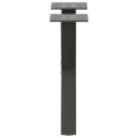 Nogi do stolika kawowego, 2 szt., antracyt, 37x(30-31) cm, stal Lumarko! Lumarko!