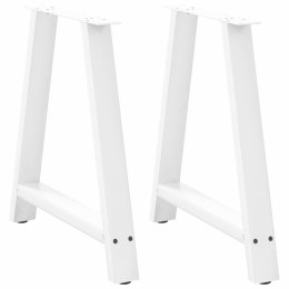  Nogi do stolika kawowego, 2 szt., biale, 80x(72-73) cm, stal Lumarko! Lumarko!