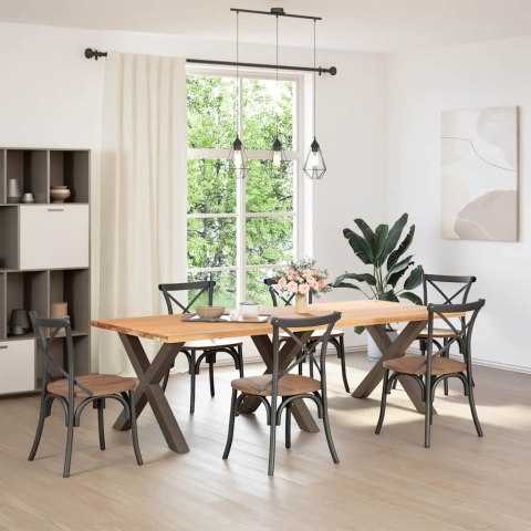  Nogi do stołu jadalnianego, 3 szt., 90x(72-73) cm, stal Lumarko! Lumarko!