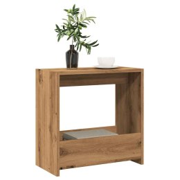  Stolik boczny, dąb artisan, 50x26x50 cm materiał drewnopochodny Lumarko! Lumarko!