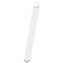 Nogi do stołu jadalnianego, 2 szt., białe, 70x(72-73) cm, stal Lumarko! Lumarko!