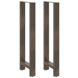  Nogi do stolika kawowego, 2 szt., 50x(110-111) cm, stal Lumarko! Lumarko!