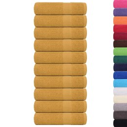 Ręczniki kąpielowe 10 szt. Złoty 100x150cm 360 gsm 100% bawełna Lumarko! Lumarko!