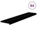 Stopnie schodowe, 4 szt. brązowe 120x25x2cm lite drewno dębowe Lumarko! Lumarko!