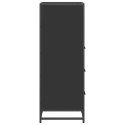 Szafka łazienkowa, czarna 35x37,5x100cm materiał drewnopochodny Lumarko! Lumarko!