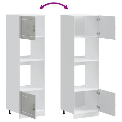  Szafki do piekarnika, 2 szt., Kalmar, szarość betonu Lumarko! Lumarko!