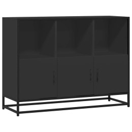  Komoda, czarna, 100x35x76 cm, materiał drewnopochodny Lumarko! Lumarko!