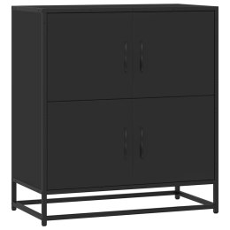  Komoda, czarna, 68x35x76 cm, materiał drewnopochodny i metal Lumarko! Lumarko!