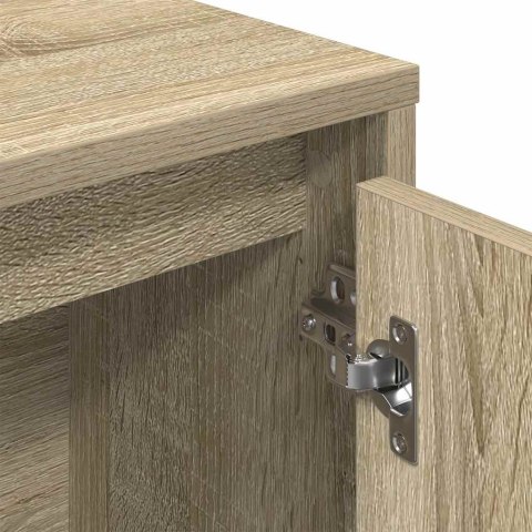  Regał, dąb sonoma, 89x24x101,5 cm, materiał drewnopochodny Lumarko! Lumarko!