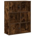  Regał, przydymiony dąb, 60x24x76,5 cm, materiał drewnopochodny Lumarko! Lumarko!