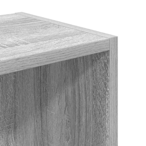 Regał, szary dąb sonoma, 31x24x77 cm, materiał drewnopochodny Lumarko! Lumarko!