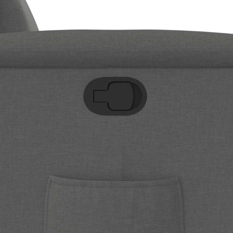  Fotel rozkładany, ciemnoszary, tapicerowany tkaniną Lumarko! Lumarko!