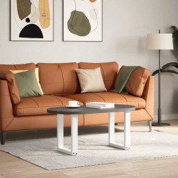  Nogi do stolika kawowego, 2 szt., białe, 28x(42-43) cm, stal Lumarko! Lumarko!