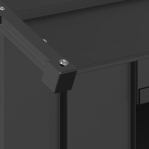  Buda dla psa z dachem, 85x107x81 cm, stal galwanizowana Lumarko! Lumarko!