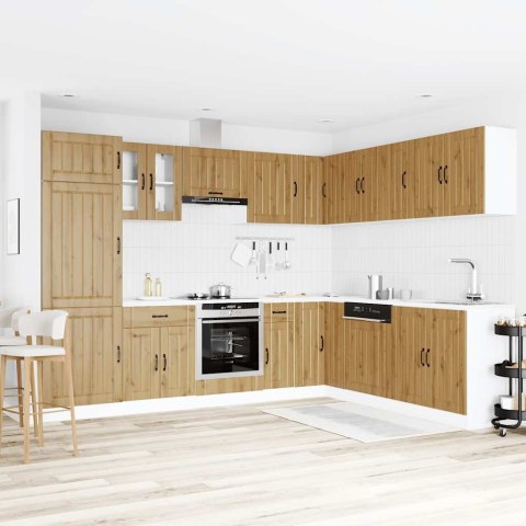 Zestaw szafek kuchennych Lucca, 14-częściowy, dąb artisan Lumarko! Lumarko!