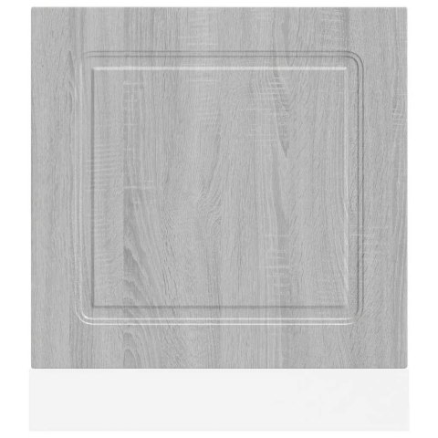 Panel do zmywarki, Kalmar, szary dąb sonoma, 60x1,5x67 cm Lumarko! Lumarko!