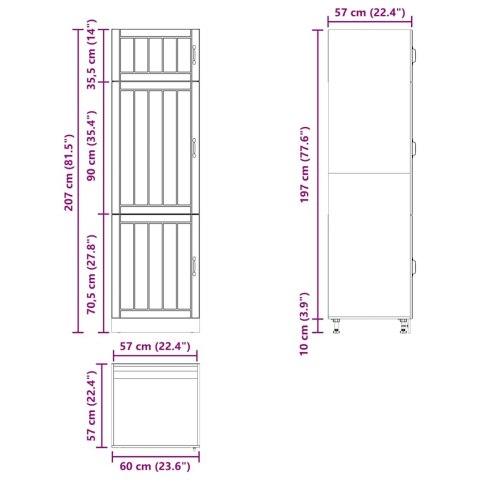  Szafka kuchenna, Lucca, dąb artisan, materiał drewnopochodny Lumarko! Lumarko!